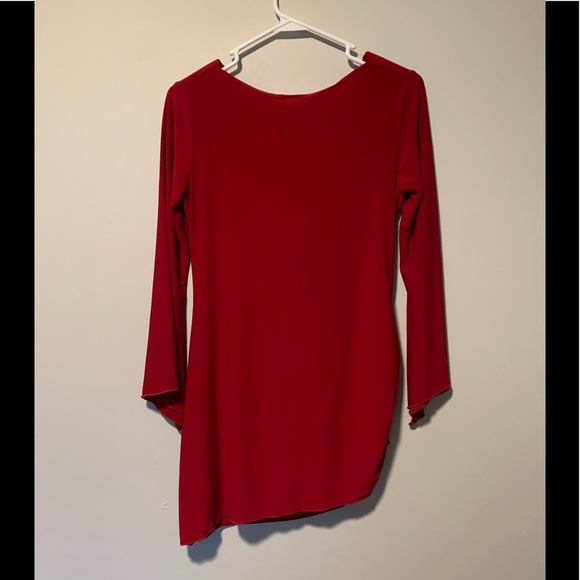 Dynamite Asymmetrical Ladies Dressy Top - Picture 2 of 5